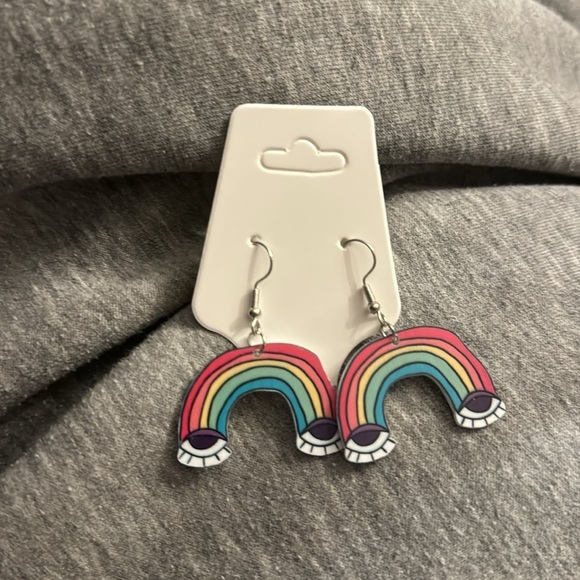 Jewelry - 🛍️BUNDLE 3 for $17 RAINBOW cute earrings kawaii food animal